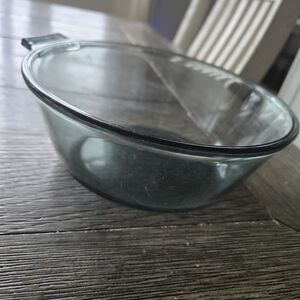 Vintage PYREX flameware 8in saucepan